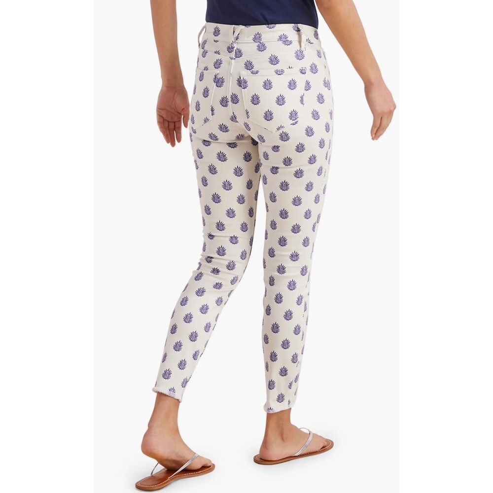 NWT Vineyard Vines Jamie Printed High Rise Skinny Jeans Sz 29 - Picture 2 of 12